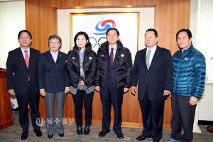 김기현 의원, 태릉선수촌 방문
